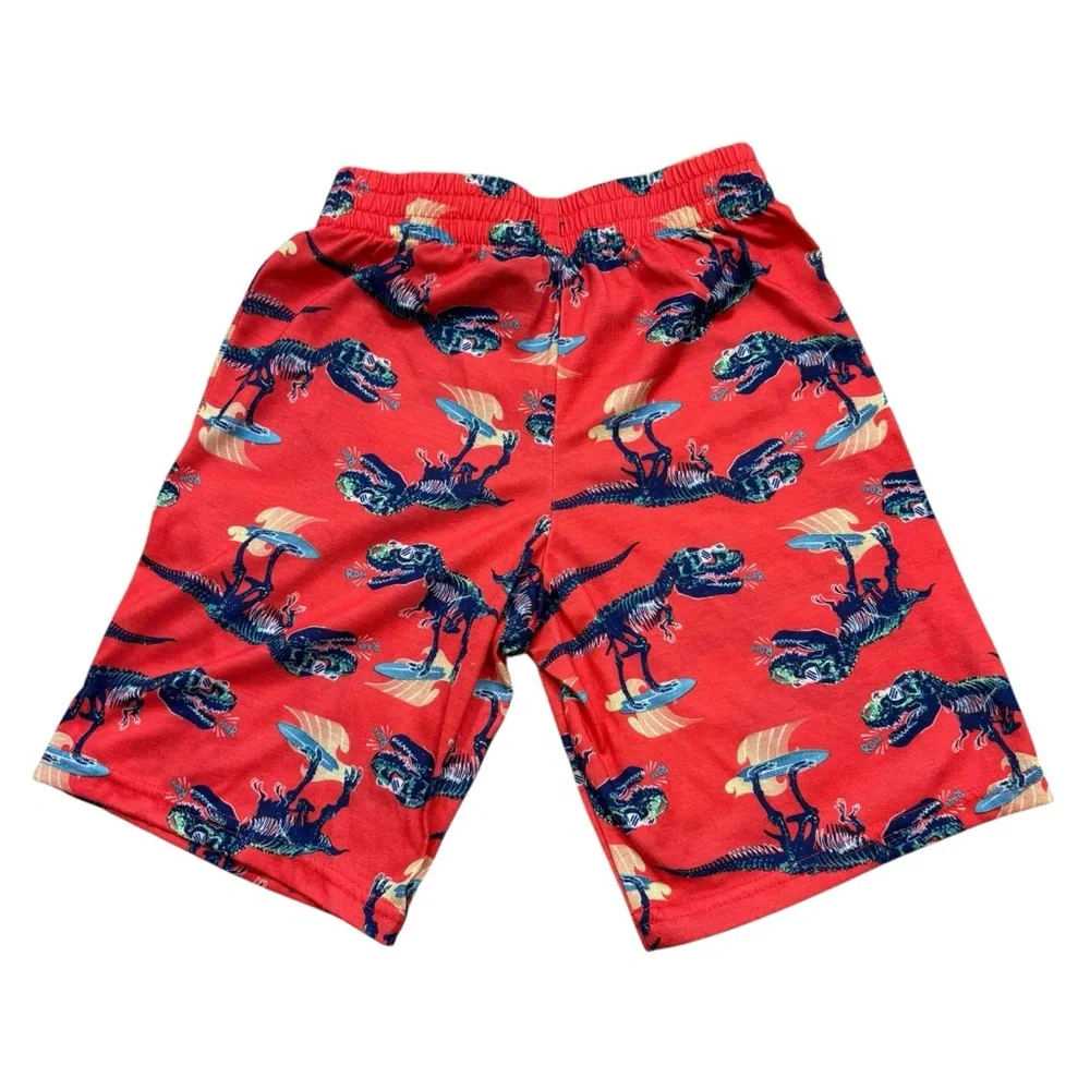 New without Tags Cat & Jack Dinosaur Print Two Piece Pajama‎ Set Medium 8/10